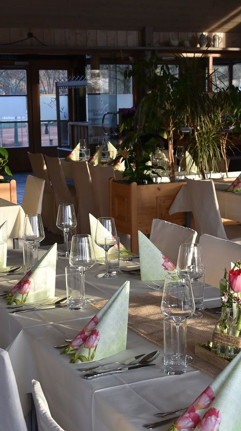 Gastronomie im Gamsbad ist ideal für Veranstaltungen